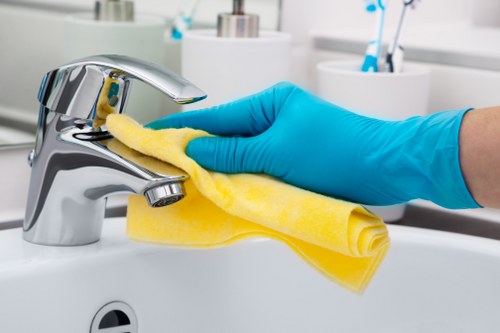 Bright and clean tile floors after professional cleaning